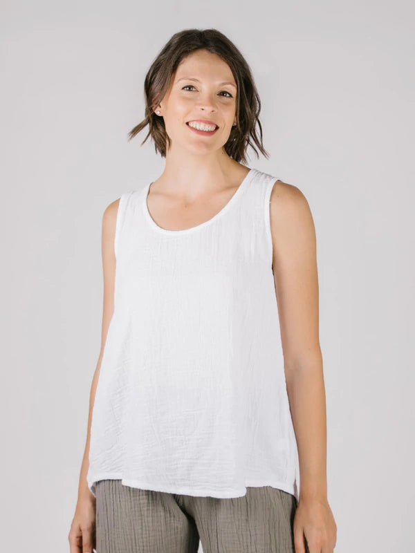 Shannon Passero Katy Tank Top White