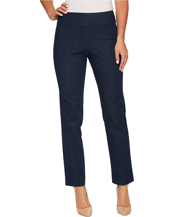 Krazy Larry Pull-On Denim Ankle Pants Blue