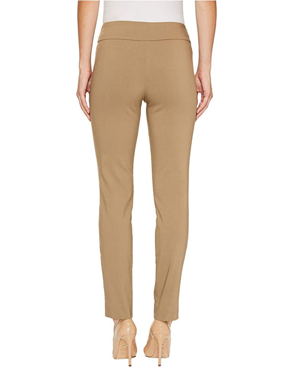Krazy Larry Women’s Pull On Ankle Pant Taupe