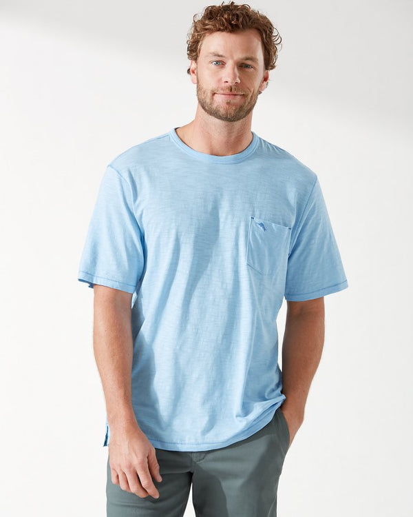 Tommy Bahama Bali Beach Crew T-Shirt CHAMBRAY BLUE