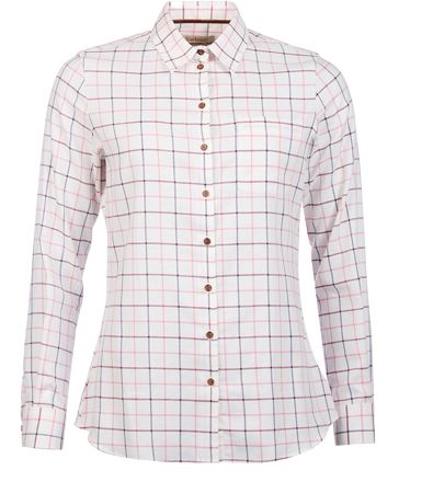 Barbour Triplebar Shirt Aster Pink