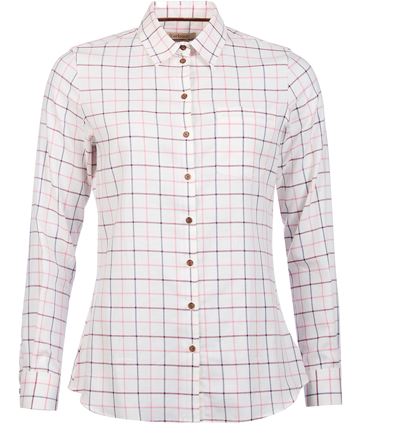 Barbour Triplebar Shirt Aster Pink