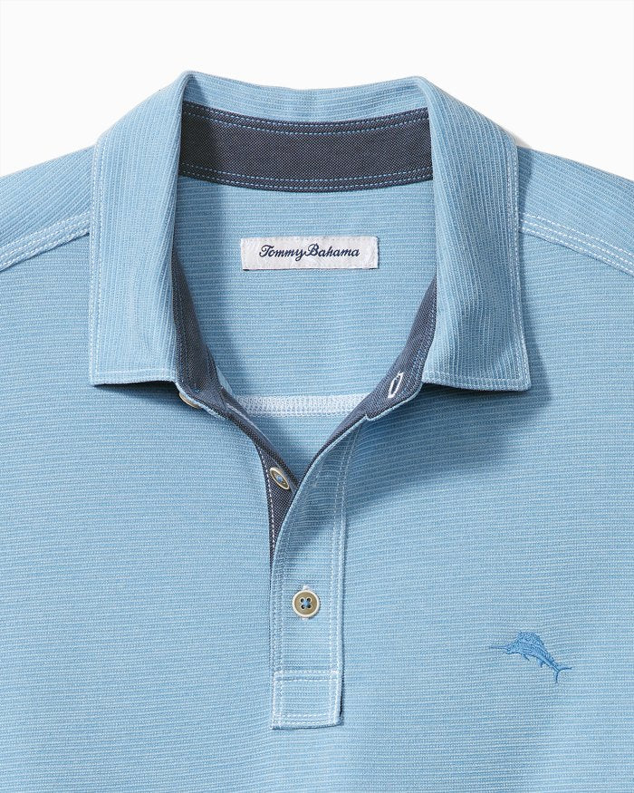 Tommy Bahama Paradiso Cove Polo Chambray Blue