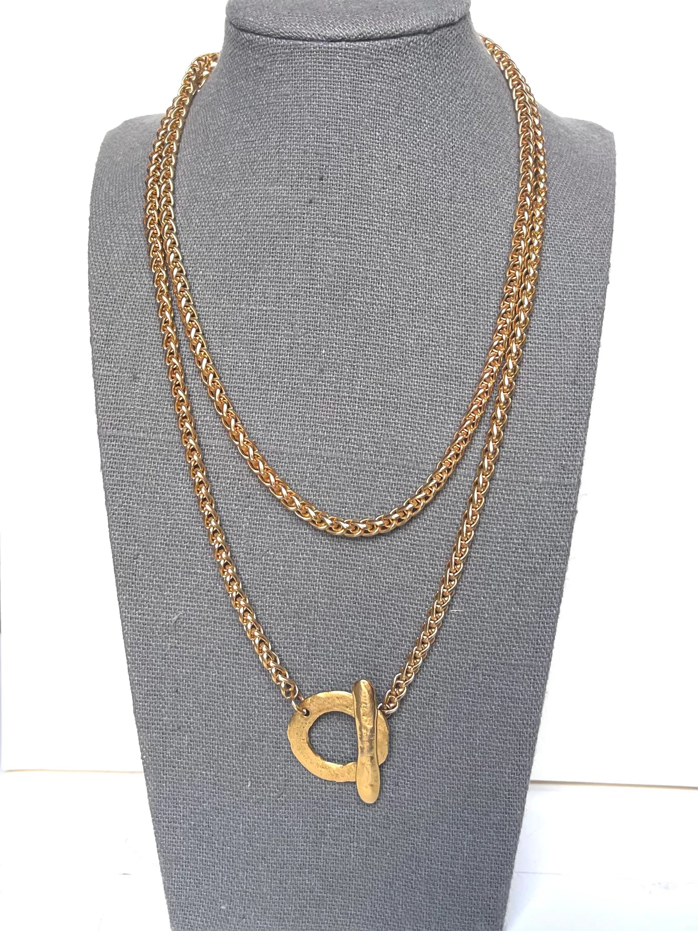 【just LoveR.】21SS★ Carmen Necklace and Bracelet LJ Sonder Carmen Wrap Necklace/Bracelet with Hammered Toggle