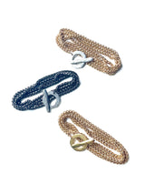 LJ Sonder Carmen Wrap Necklace/Bracelet with Hammered Toggle Gold
