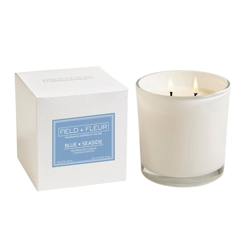 Field + Fleur Blue Seaside Candle 12oz