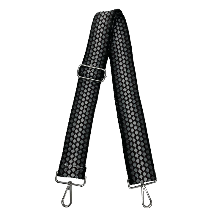 Ahdorned Bubble Adjustable Strap - Black with Gold Hardware