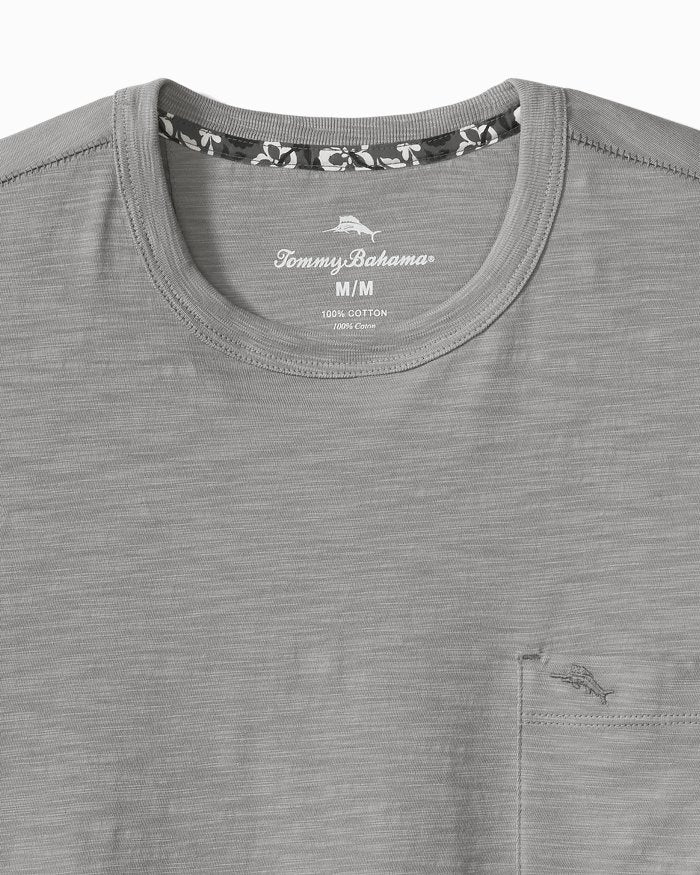 Tommy Bahama Bali Beach Crew T-Shirt SILVER STREAK