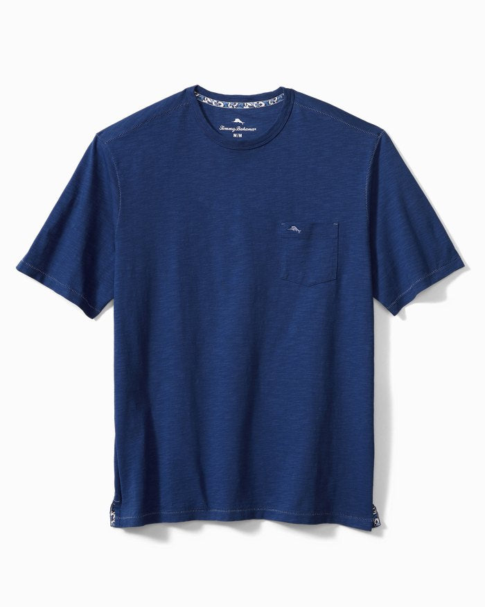 Tommy Bahama Bali Beach Crew T-Shirt BERING Blue