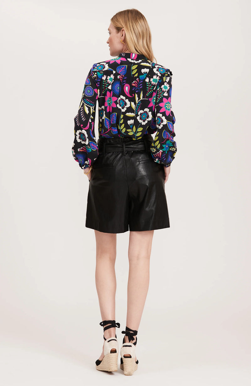 Tyler Boe Maggie Silk Floral Top Multi Floral
