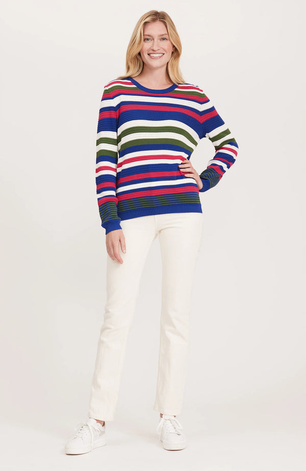 Tyler Boe Ottoman Striped Sweater Multi