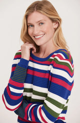 Tyler Boe Ottoman Striped Sweater Multi