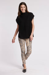 Tyler Boe Faux Suede Leopard & Tiger Pant