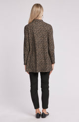 Tyler Boe Crissy Jacquard Tunic Modern Cheetah