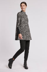 Tyler Boe Crissy Jacquard Tunic Bi Cheetah