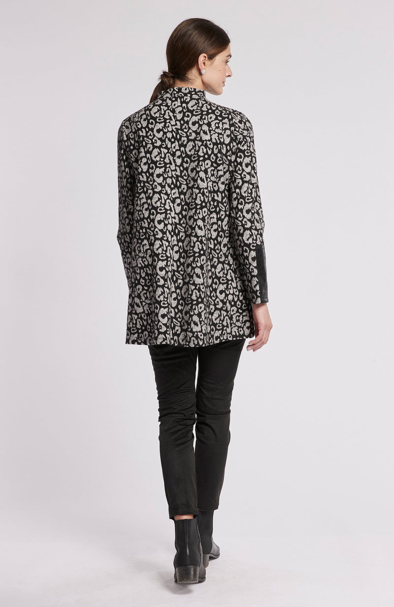 Tyler Boe Crissy Jacquard Tunic Bi Cheetah