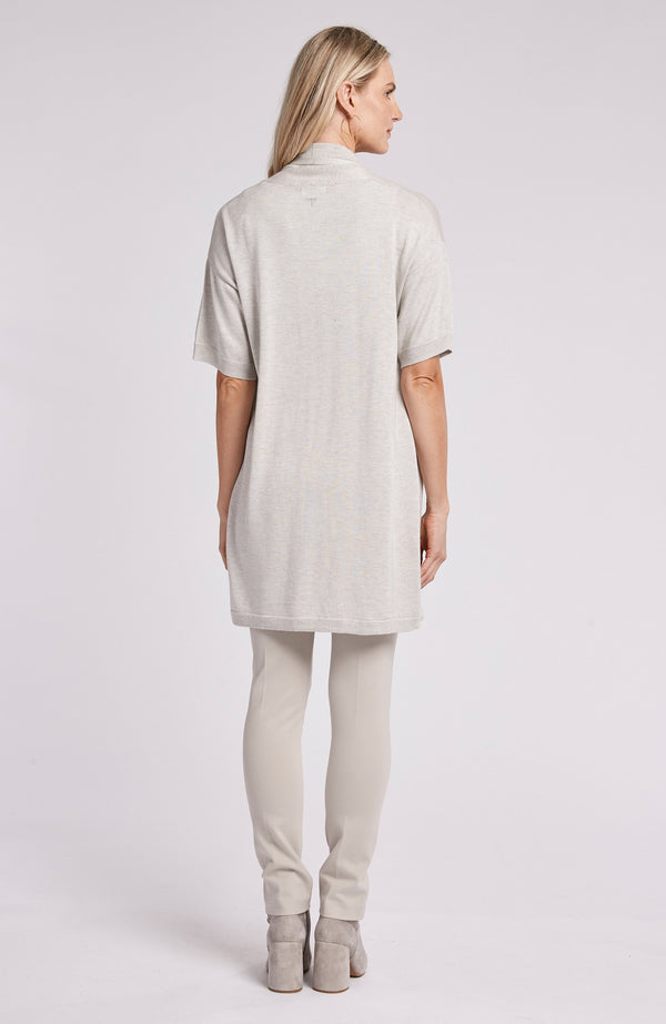 Tyler Boe Silk Cashmere Cardigan Silver