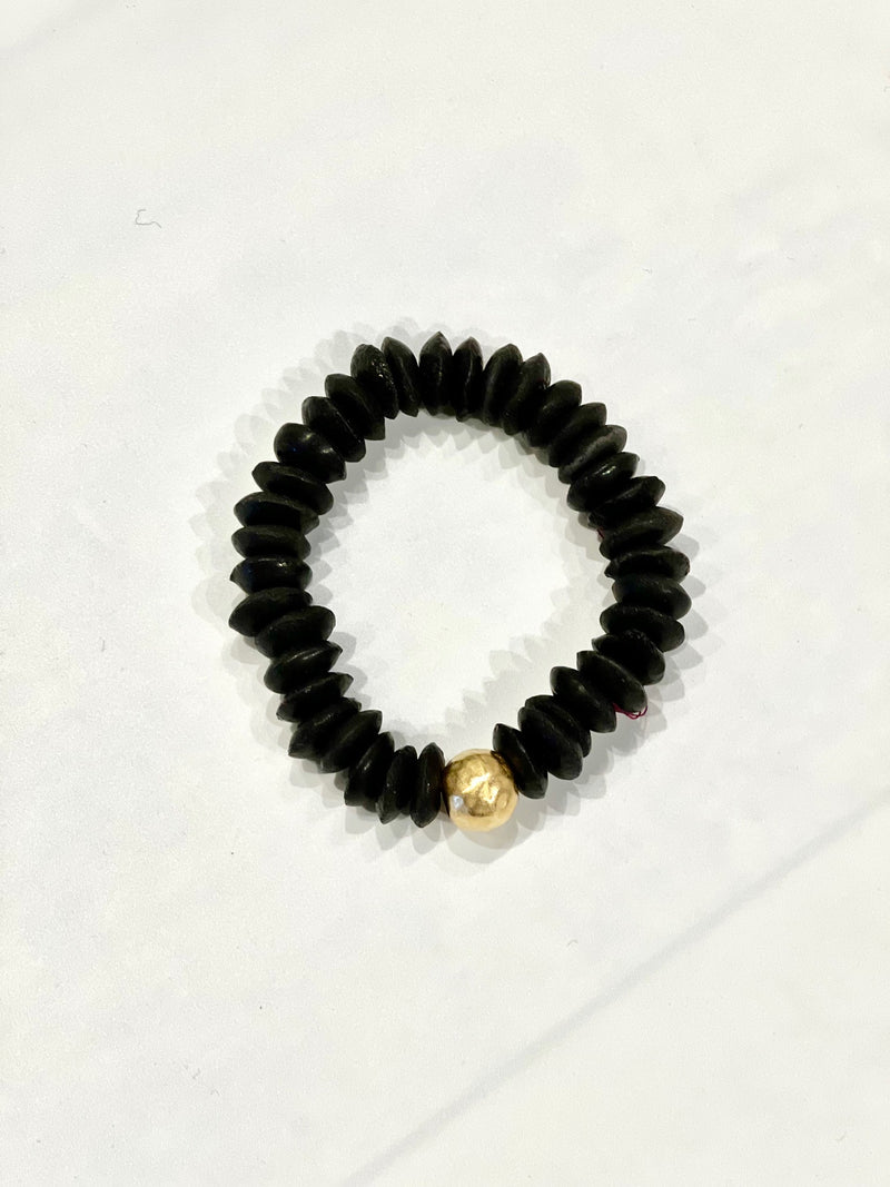 Virtue Heishi Clay Bracelet With Ball