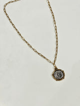 Virtue 16" Small Antique Coin Necklace
