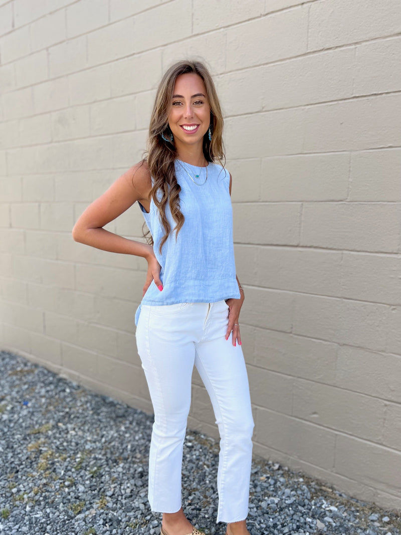 Cut-Loose Hi-Low Tank Porcelain