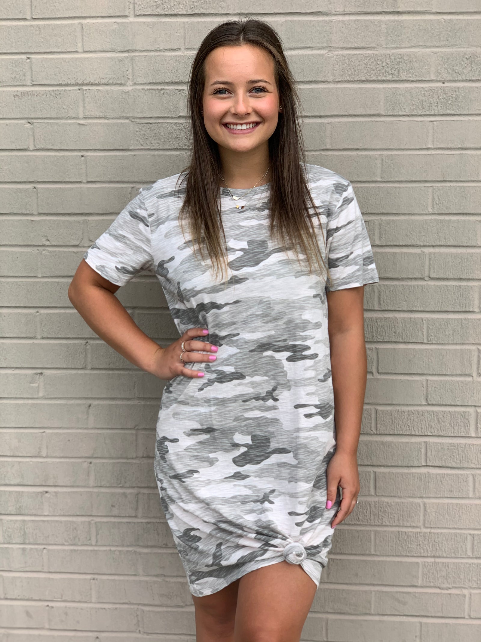 Dylan Camo Crew T-Shirt Dress Vintage Pink Dylan Camo Crew T-Shirt Dress Vintage Pink
