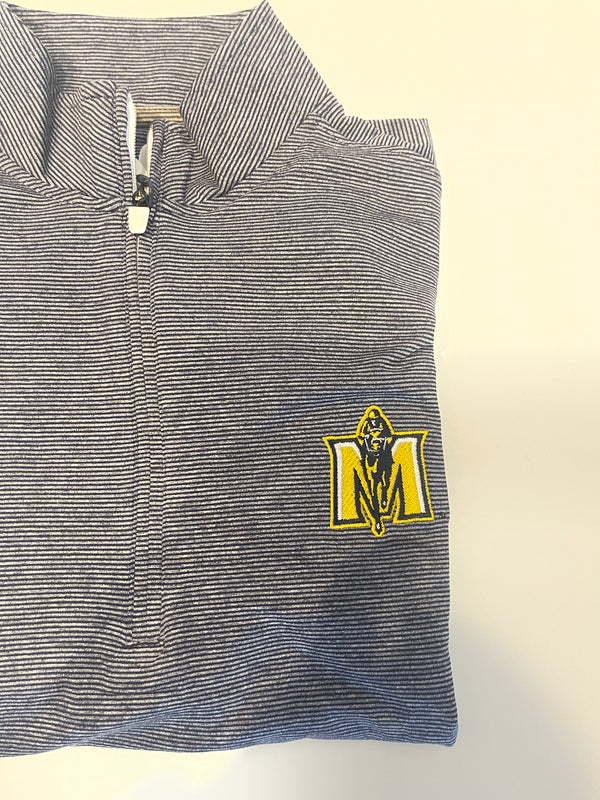 Murray State Twilight Vaughn Striped PREP-FORMANCE 1/4 Zip Pullover