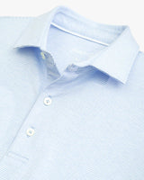 Johnnie-O Lyndon Striped Polo Gulf Blue