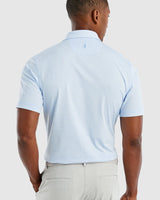 Johnnie-O Lyndon Striped Polo Gulf Blue