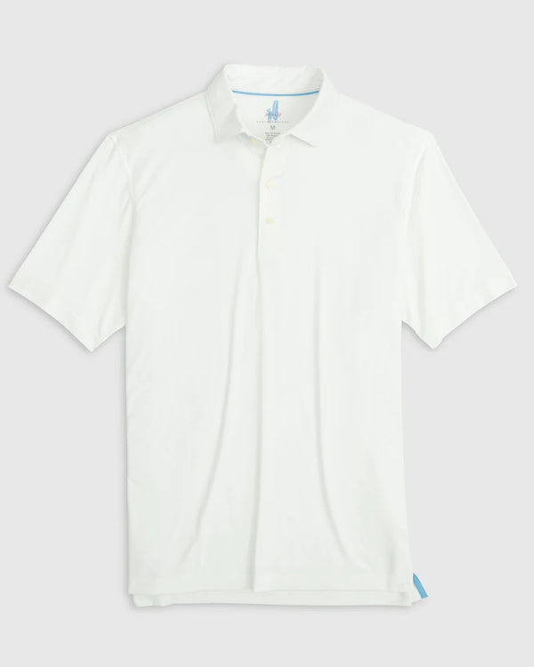 Johnnie-O Huron Heathered Polo White