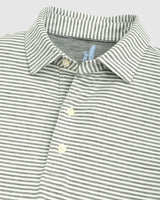 Johnnie-O Seymour Striped Polo Heather Black