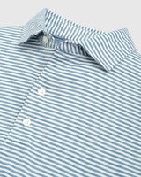 Johnnie-O Seymour Striped Polo Lake