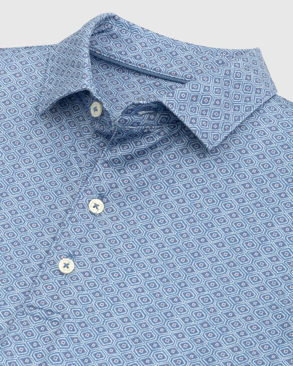 Johnnie-O Adler Printed Polo Lake