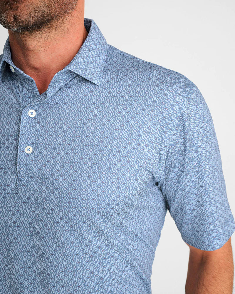 Johnnie-O Adler Printed Polo Lake