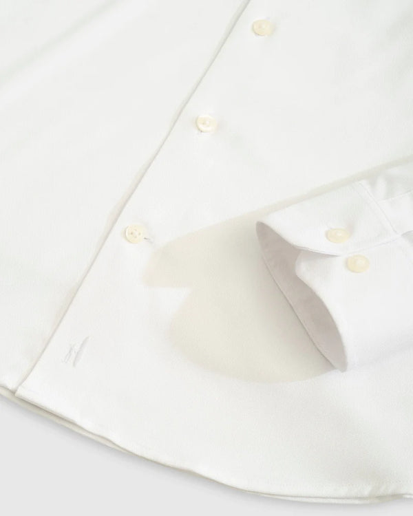 Johnnie-O Tradd PREP-FORMANCE Button Up Shirt White