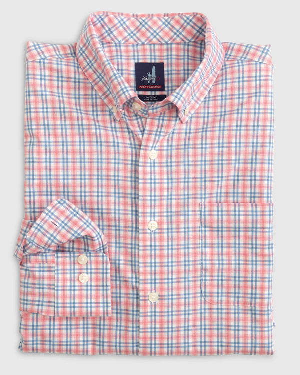 Johnnie-O Novak PREP-FORMANCE Button Up Shirt Confetti