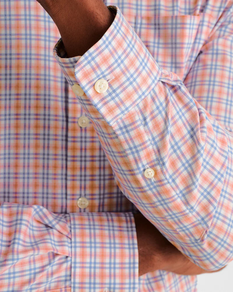 Johnnie-O Novak PREP-FORMANCE Button Up Shirt Confetti