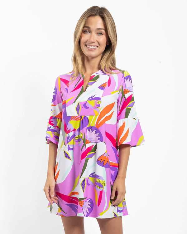 Jude Connally Kerry Dress Jude Cloth Nouveau Floral Begonia