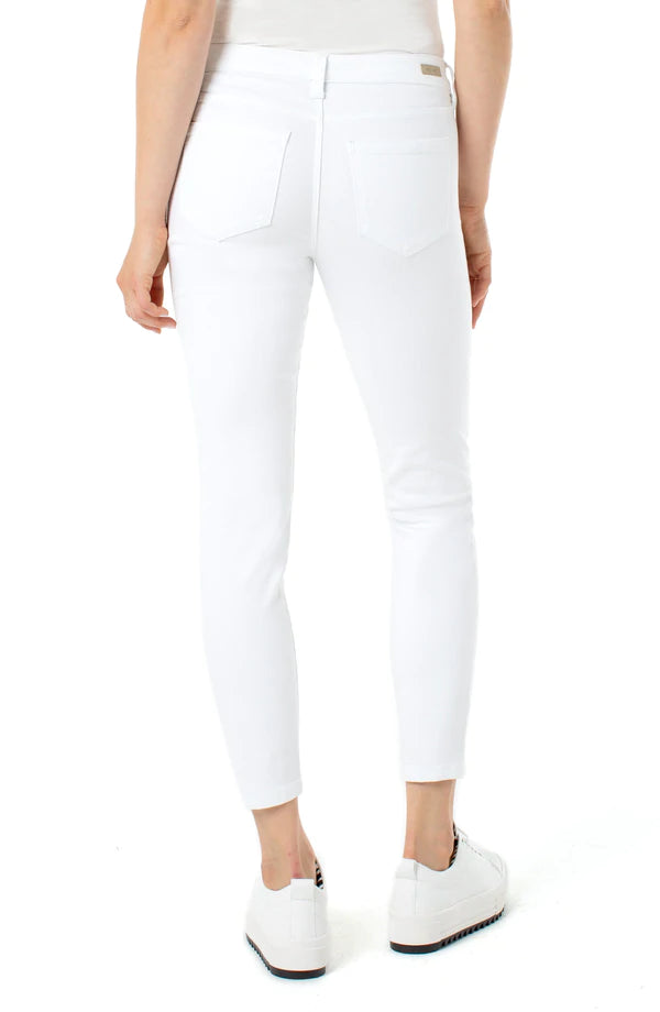 Liverpool Abby Ankle Skinny Stretch Jean Bright White