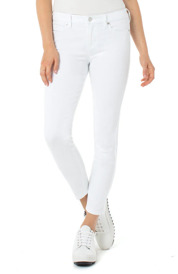 Liverpool Abby Ankle Skinny Stretch Jean Bright White