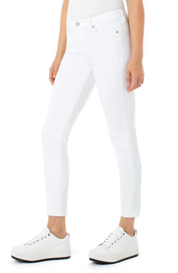 Liverpool Abby Ankle Skinny Stretch Jean Bright White