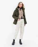 Barbour Hoxa Quilted Jacket Sage