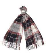 Barbour Hailes Tartan Wrap Midnight Berry