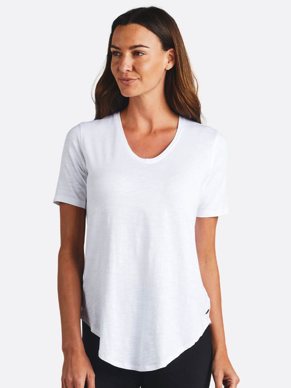 tasc Longline T-Shirt White