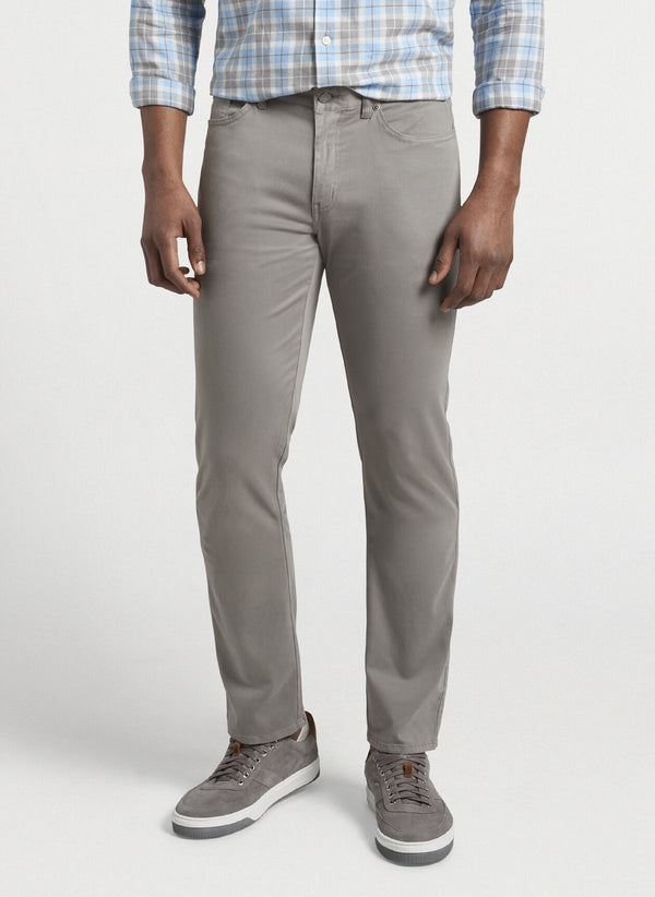 Peter Millar Crown Ultimate Sateen Five-Pocket Pant Gale Grey