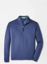 Peter Millar Perth Mélange Performance Quarter-Zip Navy