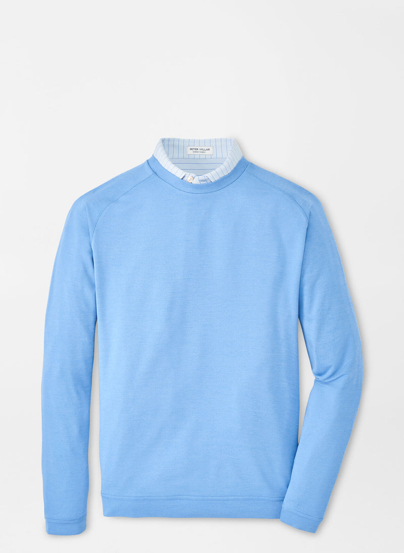 Peter Millar Cradle Performance Crewneck in Maritime