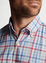 Peter Millar Walker Crown Lite Cotton Stretch Sport Shirt Twilight