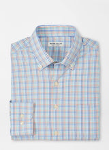 Peter Millar Irving Performance Twill Sport Shirt Maritime