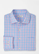 Peter Millar Gene Performance Poplin Sport Shirt Cottage Blue