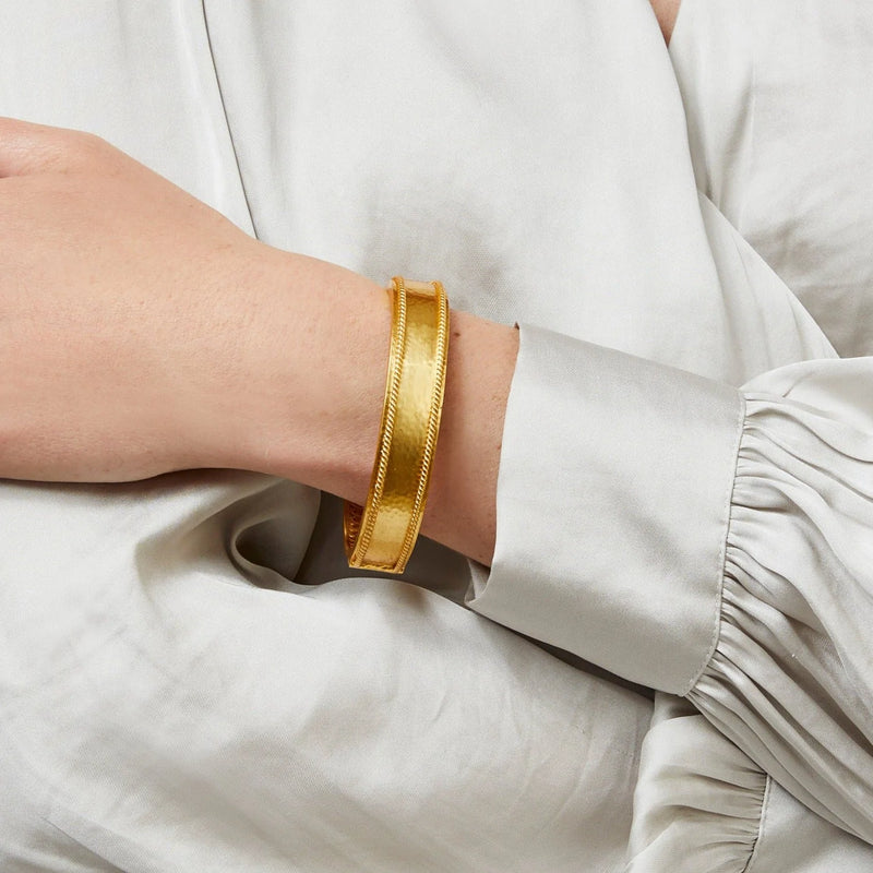 Julie Vos Monaco Hinge Bangle Gold